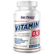 Заказать Be First Vitamin D3 2000 МЕ 60 капс