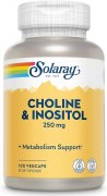 Заказать Solaray Choline & Inositol 250 мг 100 вег капc